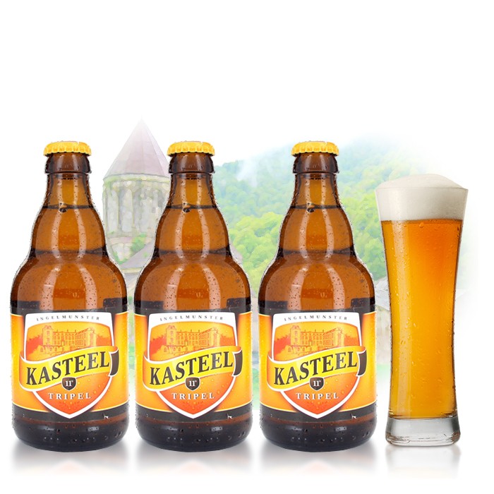 Bia Kasteel Tripel 11% (Bỉ) - chai 330ml