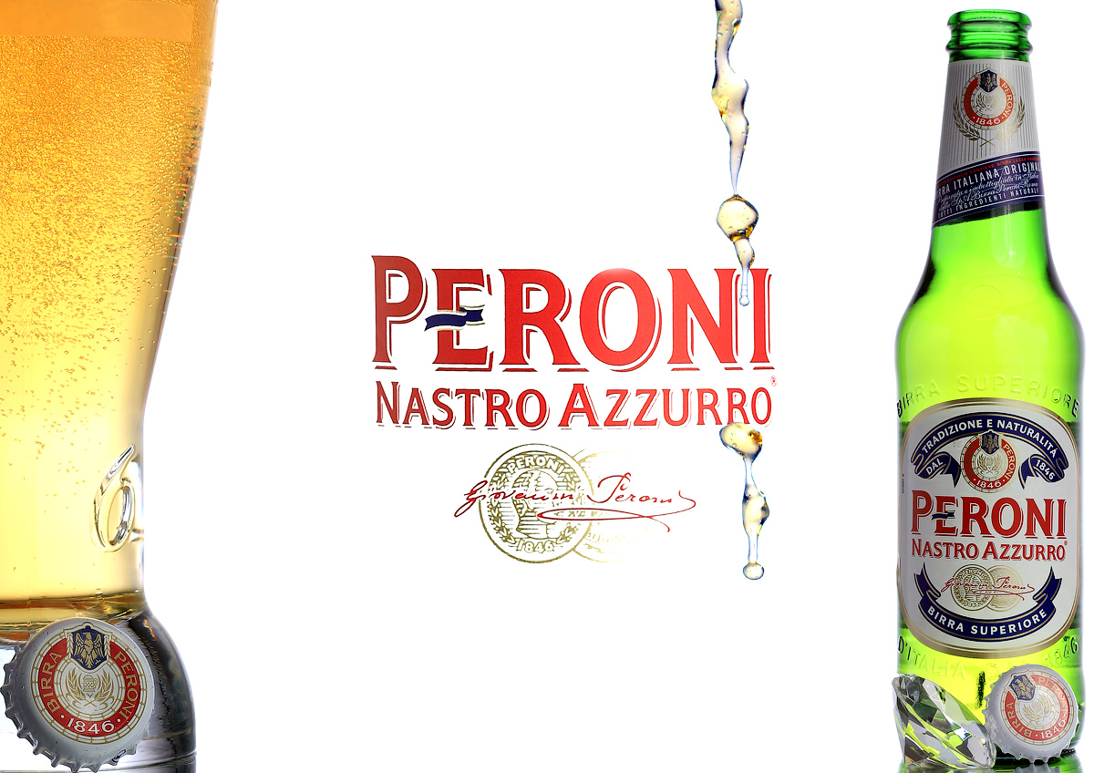 Bia Peroni Nastro Azzurro 5,1% (Ý) - chai 330ml