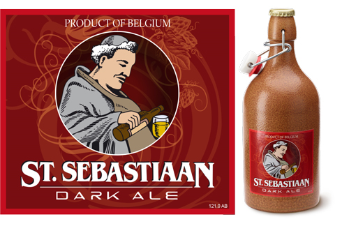 Bia sứ St.Sebastiaan Dark Ale (Bỉ) - Thùng 6 chai