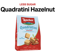 Bánh Loacker Less Sugar Quadratini Hazelnut 110g