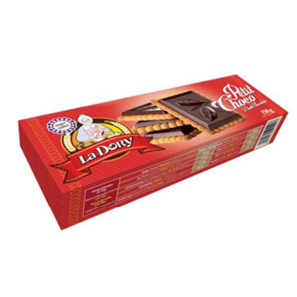Bánh quy bơ La Dory Petit Choco socola đen 150g