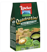 Bánh xốp Loacker Matcha Green Tea 110g