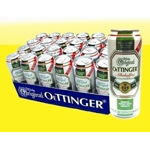 Bia chay Oettinger Alkoholfrei 0% - 24x500ml (Đức)