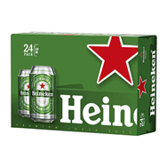 Bia Heineken Hà Lan 5% lon 330ml x 24 lon