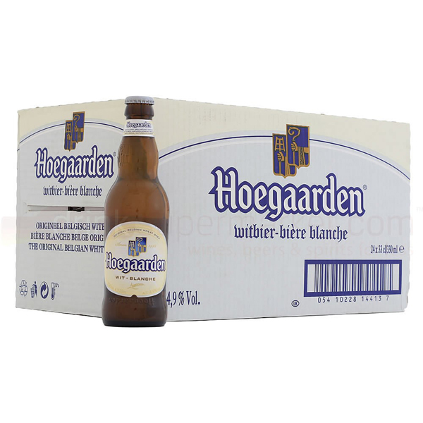 Bia Hoegaarden trắng thùng 24 chai 330ml (Bỉ)