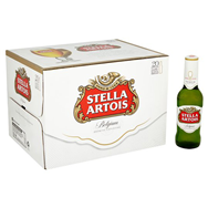 Bia Stella Artois 5% - thùng 24 chai 330ml (Bỉ)