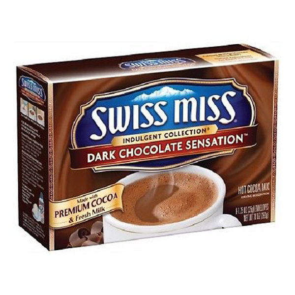Bột cacao Swiss miss dark chocolate sensation 283g