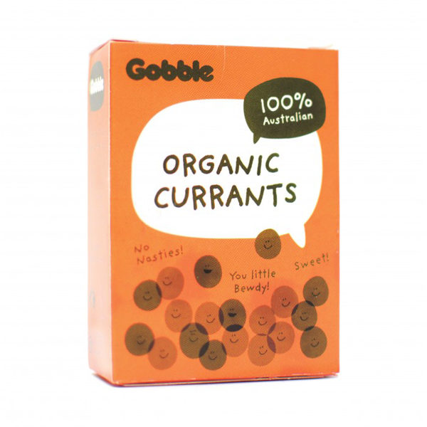 Gobble - Nho hữu cơ Currant - lốc 6 hộp x 35g