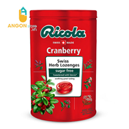 Hộp kẹo thảo mộc trái cây Cranberry Ricola 100g