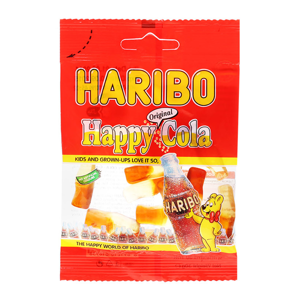Kẹo dẻo Haribo Happy Cola gói 30g
