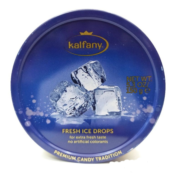 Kẹo hoa quả KALFANY vị bạc hà - 150g