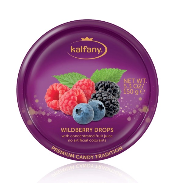 Kẹo hoa quả KALFANY vị nho dâu - 150g