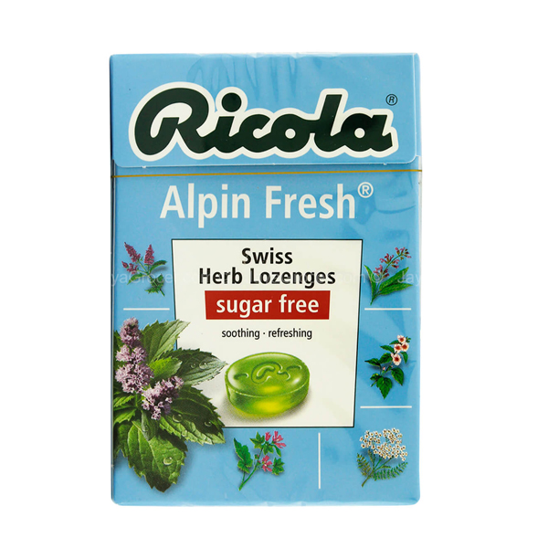 Kẹo Ricola vị thảo mộc ALPIN FRESH 45g (Thụy Sĩ)