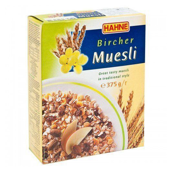 Ngũ cốc nho khô HAHNE Bircher Muesli 375g (Đức)