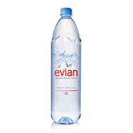 Nước khoáng Evian (Pháp) chai nhựa 1250ml
