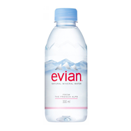 Nước khoáng Evian (Pháp) chai nhựa 330ml