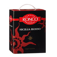Vang đỏ bịch 3L RONCO SICILIA ROSSO 12,5%