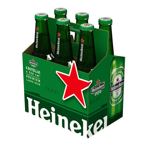 Bia Heineken Hà Lan 5 lốc 6 chai 250ml