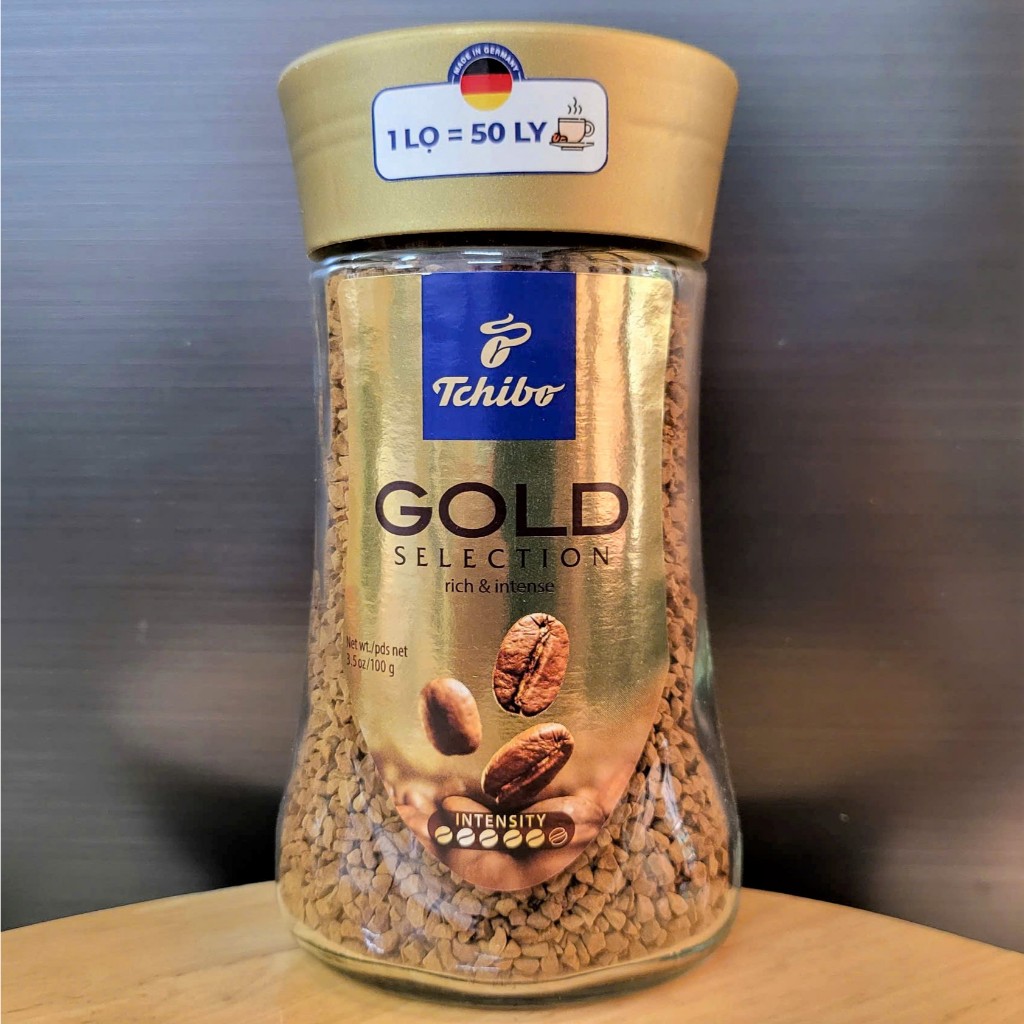 Cà phê hòa tan Tchibo Gold Selection 100g (Đức)